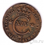 Швеция 1/4 скиллинга 1819