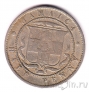 Ямайка 1/2 пенни 1870