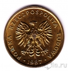 Польша 5 злотых 1987