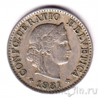Швейцария 5 раппенов 1931
