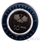 Германия 10 евро 2021 «На воде» (D)