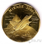 Маршалловы острова 10 долларов 1995 Истребитель Mirage 2000c