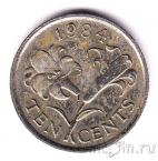 Бермуды 10 центов 1984
