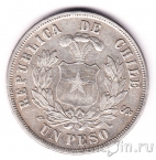 Чили 1 песо 1877