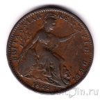 Великобритания 1 фартинг 1822