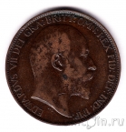 Великобритания 1/2 пенни 1902