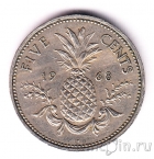Багамские острова 5 центов 1968