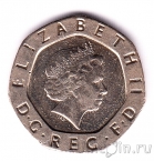 Великобритания 20 пенсов 2006