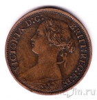 Великобритания 1 фартинг 1865