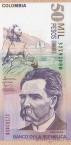 Колумбия 50000 песо 2012