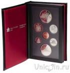 Канада набор 7 монет 1987 (Proof, с серебряным долларом)