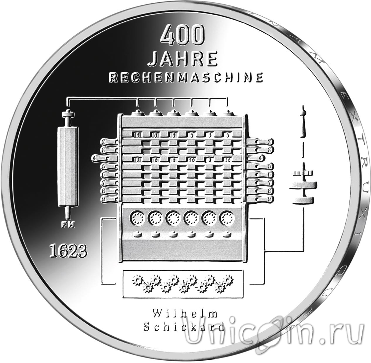 Германия 20 евро 2023 Вильгельм Шиккард. Интернет-магазин монет UniCoin