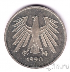 ФРГ 5 марок 1990 (J)