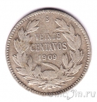 Чили 20 сентаво 1909