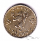 Норвегия 25 оре 1921 (без отверстия)