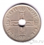 Норвегия 50 оре 1922 (с отверстием)