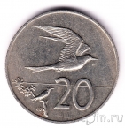 Острова Кука 20 центов 1983