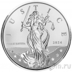 Гибралтар 1 фунт 2024 Правосудие