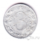 Чехословакия 3 геллера 1953