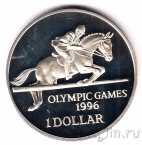 Бермуды 1 доллар 1996 Олимпийские Игры в Атланте