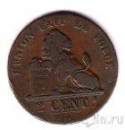 Бельгия 2 сантима 1842