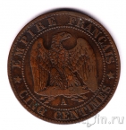 Франция 5 сантимов 1862 (A)