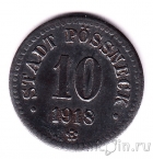 Германия (город Пёснек, нотгельд) 10 пфеннигов 1918