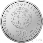 Швейцария 20 франков 2023 Энергия будущего - Ветроэнергетика
