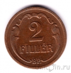 Венгрия 2 филлера 1936