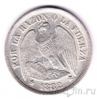 Чили 1 песо 1882