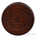 Азорские острова 20 реалов 1866