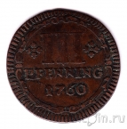 Мюнстер 3 пфеннига 1760