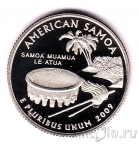 США 25 центов 2009 Американское Самоа (S, proof)