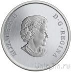 Канада 25 центов 2010 Американский чиж
