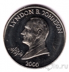 Либерия 5 долларов 2000 Линдон Джонсон
