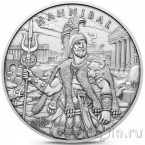 Серебряный раунд - 1 унция серебра - Ганнибал