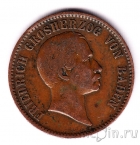 Баден 1 крейцер 1856