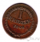 Баден 1 крейцер 1808