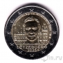 Люксембург 2 евро 2025 25 лет со дня вступления на престол герцога Анри
