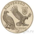Словакия 5 евро 2025 Орёл