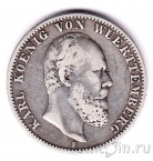 Вюртемберг 2 марки 1880