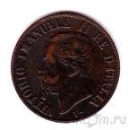Италия 1 чентезимо 1861 (M)