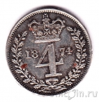 Великобритания 4 пенса 1874