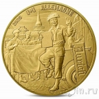 Франция 1/4 евро 2025 80 лет Победы: Канадский солдат