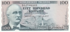 Исландия 100 крон 1961