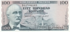 Исландия 100 крон 1961