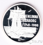 Финляндия 100 марок 1998 Крепость Свеаборг (proof)