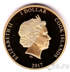 Острова Кука 1 доллар 2017 Принцесса Диана (1)