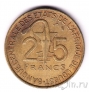 Западноафриканские штаты 25 франков 1970