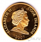 Острова Кука 1 доллар 2007 Георг III